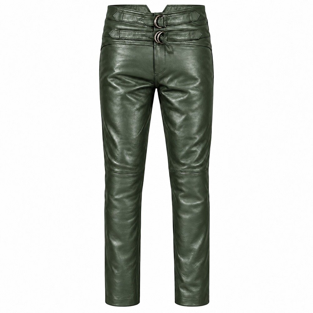 Green Leather Pants Jim Morrison Style